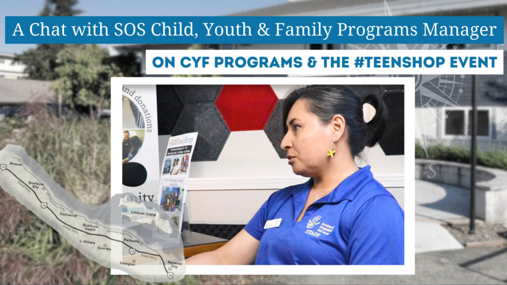 YpuTube thumbnail image for podcast 1 on CYF Programs and the Teen shop at SOS Thrift store in Parksville