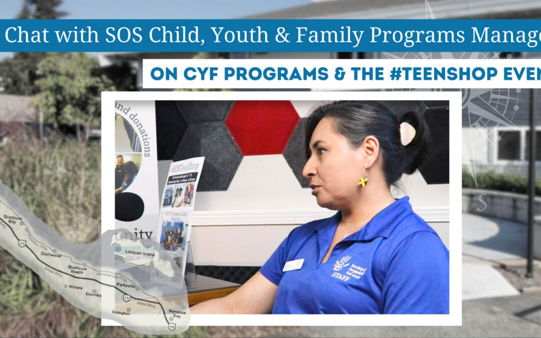 YpuTube thumbnail image for podcast 1 on CYF Programs and the Teen shop at SOS Thrift store in Parksville