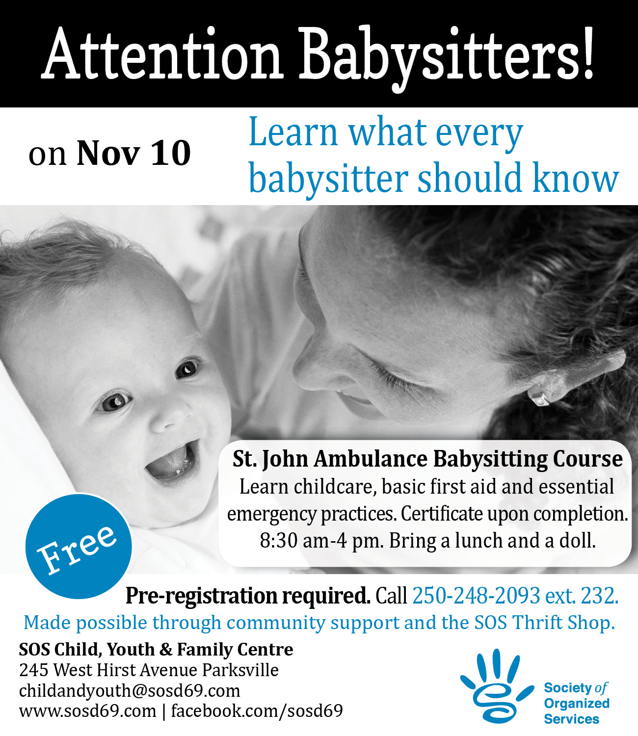 Free Babysitting Course