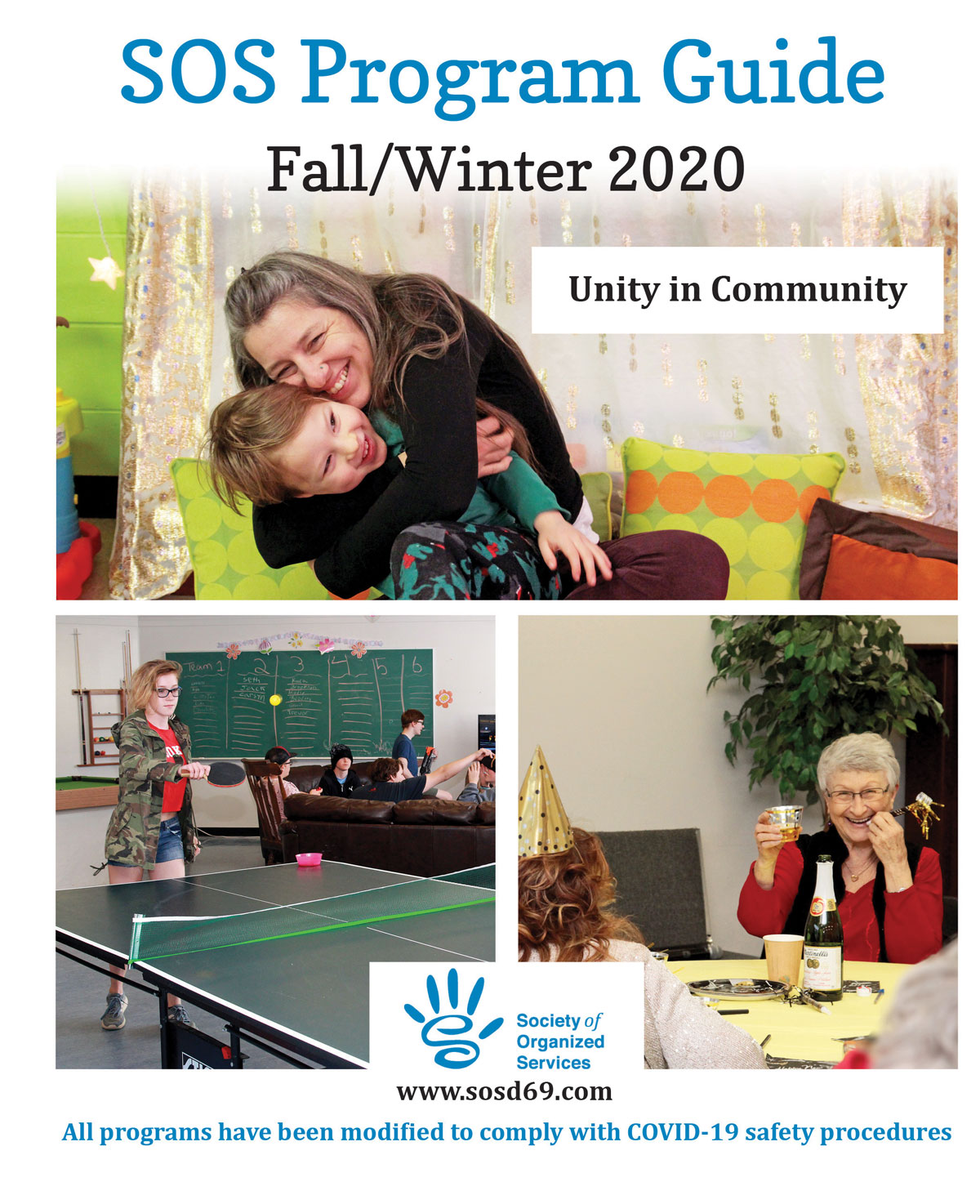 SOS Fall Winter 2020 Program Guide SOS Society of Organized Services