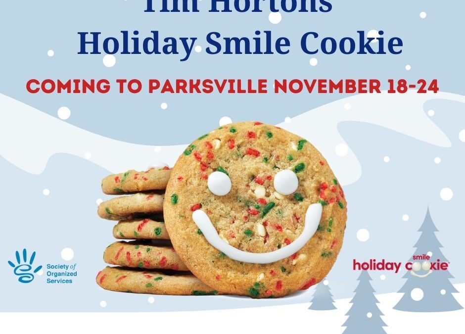 Tim Hortons Holiday Smile Cookie- November 18 to 24