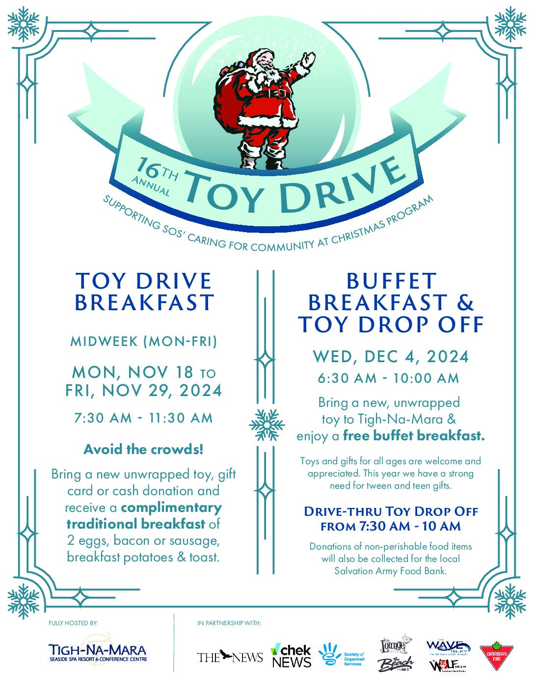 Tigh-Na-Mara Toy Drive